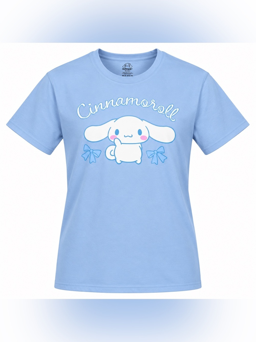 Sanrio Cinnamoroll Men's M Graphic Tee Light Blue NWT Kawaii Relaxed Fit T-Shirt